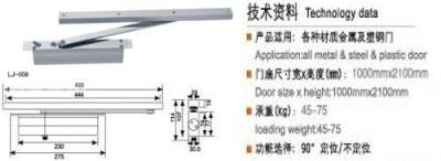 力進(jìn)三角體防火閉門(mén)器/四方體防火門(mén)閉門(mén)器
