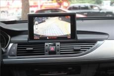 欧美科技 奥迪A6L原车中控屏幕升级倒车影