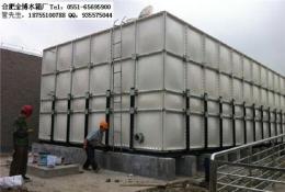 淮北消防水箱 圆柱型水箱 玻璃钢水箱厂