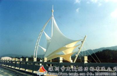 甘肃天盛膜结构公司 兰州候车厅膜结构施工