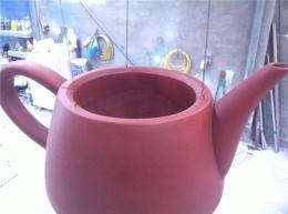 玻璃钢紫砂壶雕塑 玻璃钢茶壶雕塑 茶壶