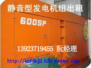 西麗發(fā)電機出租