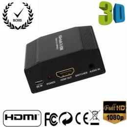 低价高品质HDMI TO VGA+SPDIF/AUDIO切换器