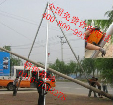 10电线杆立杆机12米水泥杆立杆器15米三角架