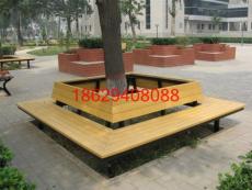 圍樹公園椅 戶外休閑椅 內蒙古塑木地板廠家