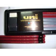 MITSU-BISHI UNI 鉛筆紅色 三菱紅色鉛筆