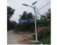 邯郸农村安装的太阳能路灯几个小时充满电池