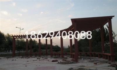新疆塑木栅栏 哈密护栏 木塑围栏 栏杆厂家