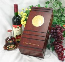 双支实木红酒包装盒/精致高档红酒礼盒定制