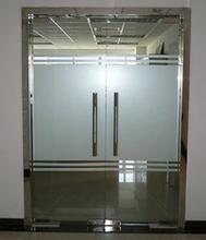 朝阳区安装玻璃门价格 安装玻璃门隔断技术