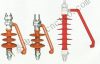 高压针式复合穿刺式 非穿刺式 防弧绝缘子-