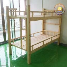 定做松木床 实木类家具 木制床 广州床厂家