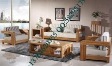 上海客厅家具 全实木沙发组合 纯榆木家具