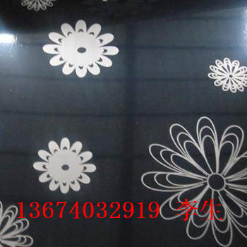 材料高档不锈钢橱柜门板广东惠州卫浴花纹板
