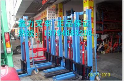 廠家直銷升降叉車裝卸叉車手動(dòng)腳踏式堆高車