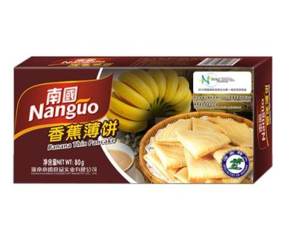 海南特产南国食品牌香蕉薄饼 80g/盒