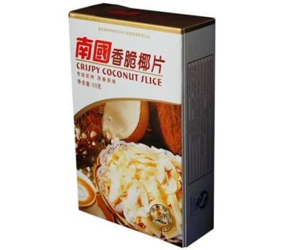 海南特產(chǎn)南國食品牌香脆椰子片 80g/盒